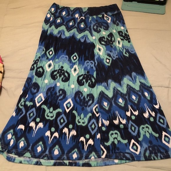 Jane Ashley Dresses & Skirts - jane ashley womens skirt petite PL maxi Geometric Design